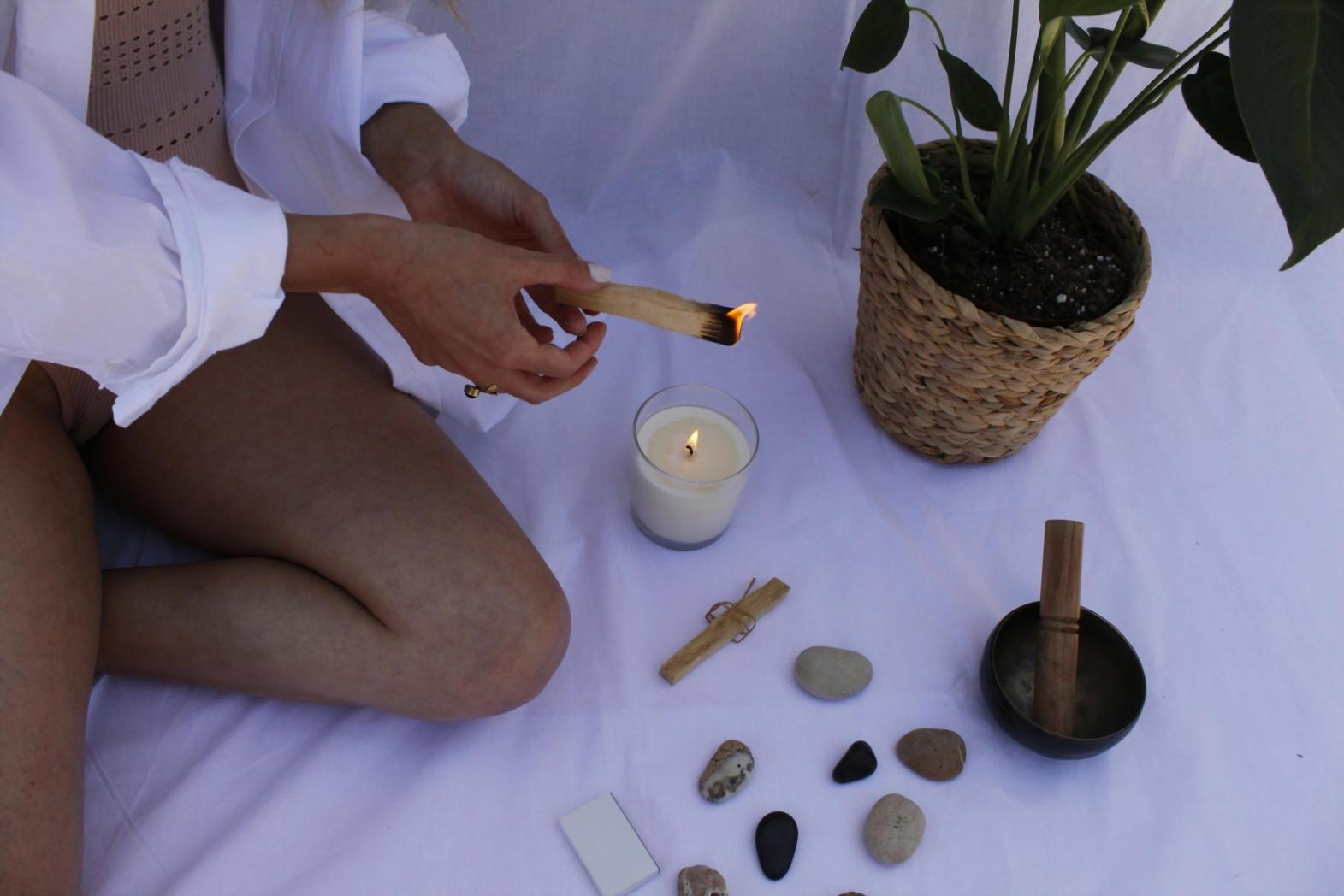 Breathing techniques for winding down before sleep